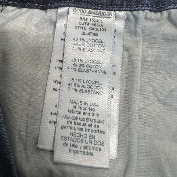 good american good legs skinny jeans 10/30 Soft Tech Stretch - Picture 7 of 7